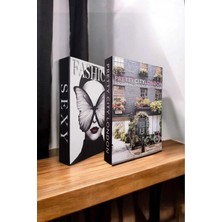 Bgv Home Dekoratif Kitap Görünümlü Içi Açılabilir Kutu 2 Adet