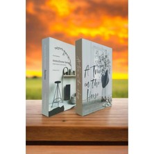 Bgv Home Dekoratif Kitap Görünümlü Içi Açılabilir Kutu 2 Adet