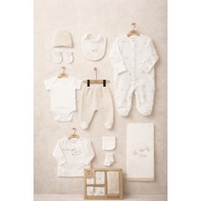 Bistyle Gots Sertifikalı 10LU Set Love U Smile Ekru-Kız