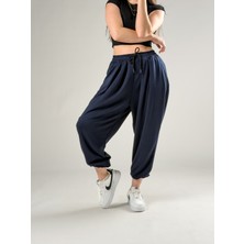 Cocopelli Pileli Lacivert Kadın Jogger Pantolon COC2850