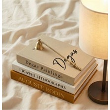 Bgv Home Kumaş Dekoratif Kitap Kutu 3'lü Set (Degas Rodin Picasso)