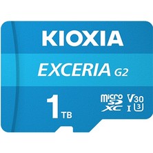 Sb Shopping Kioxia 1tb Exceriag2, LMEX2L001TG2 U1 V30 4k, CL10, 100MB/S, Microsd Kart Bellek (Sd Adaptörlü)