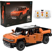 1:10 Hummer Ev USB Şarjlı Uzaktan Kumandalı Model Araba Yapım Seti 3851 Parça