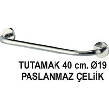 Onno Tutamak 40CM Ø19 Paslanmaz Çelik