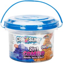 2in1 Cra-Z-Art Cra-Z-Slimy Combo Metalik Slime ve Kum Kovası