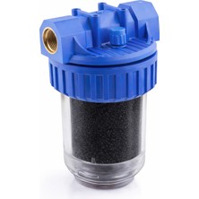 Sufil 200 3/4" Aktif Karbonlu Sayaç Su Filtresi | Tortu, Klor ve Kötü Koku Önleyici | Anahtar Hediyeli