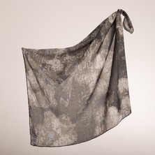 Piramit Naturel Eşarp | Düzensiz Doku