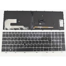 İnfostar Hp Elitebook L29477-001 L29477-141 ile Uyumlu Notebook Klavye - Tuş Takımı / Siyah - Tr - Backlit