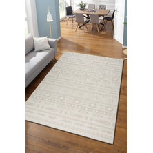 Sere Serpe Iskandinav Modern Tasarım Sisal Bukle Özel Ölçü Salon Oturma Odası Koridor Halısı Bej Krem