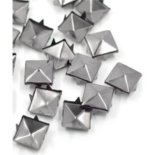 Süs Tırnaklı Çakma Kare Piramit 10mm 20 Adet Metal Trok