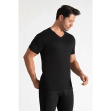 Hepsine Rakip Erkek V Yaka Ribana Kısa Kol Fanila 6 Lı Paket