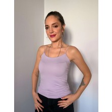 Lila Ip Askılı Atlet