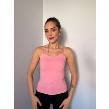 Pembe Ip Askılı Atlet