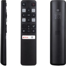 Najmaddin Weko Tcl Rc 802V Fmr1  Netflix Tuşlu 50'' - 55'' Android Akıllı LCD LED Tv Kumanda (Ses Komutsuz)