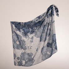 Piramit Naturel Eşarp | Düzensiz Doku