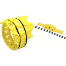 Yüksek Isıya Dayanıklı Motosiklet Egzoz Koruması Sarı