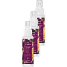 Avon Spiced Plum Baharatlı Erik ve Portakal Kokulu Vücut Spreyi 100 Ml. Üçlü Paket