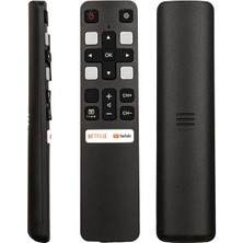 Najmaddin Tcl Rc 802V - Fnr1 - HTC120 - RC25324 Netflix - Youtube Tuşlu Ses Komutsuz LCD LED Tv Kumanda