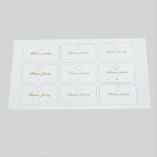 Zero Land Storozde 3 Delikli Lüx Küpe Kartı - Beyaz