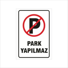 Yonga Store Park Yapılmaz Etiket- Sticker