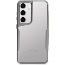 Newface Samsung Galaxy S24 Kılıf Boyi Silikon Kapak - Gümüş