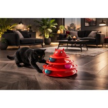 My Gusto Health Üç Katlı - Üç Toplu Kedi Zeka Oyuncağı