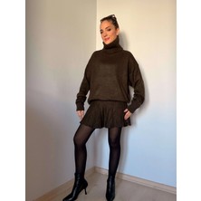 Acı Kahve Balıkçı Yaka Triko Takım