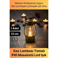 Svein #ledlamba Gaz Lambası Tasarımlı Plastik Pilli LED Masaüstü Ramazan Özel Hediyelik Dekoratif Işık