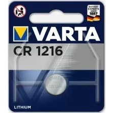 Varta CR1216 3V Elektronik Lityum Pil Germany