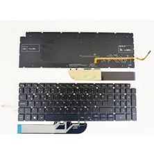 İnfostar Dell Inspiron 7590 7591 7500 7501 7506 ile Uyumlu Notebook Klavye - Siyah - Tr - Işıklı