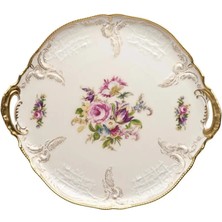 Rosenthal Sansouci Elfenbein Diplomat Kek Servisi Tabağı