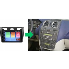 Ford Fiesta Android Multimedya Sistemi 4-64 For-X (2014-2018) Ön Kayıt Kamera Hediyeli