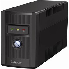 İnform Inform Guardian 600VA 1X7AH Line-Interactive 7-20 Dk Kesintisiz Güç Kaynağı Ups
