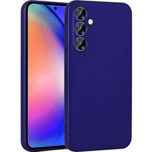 StilStoreTr Galaxy S25 Fe Kılıf Zore Premier Silikon Kapak - Saks Mavi