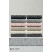 Anılsan 25'li Isba El Havlusu - 50X80 Cm, 170 Gr, %100 Pamuk, Spa ve Otel Havlusu