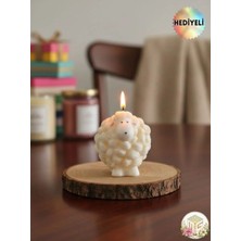 Kuzu Mum Dekoratif (Soya Wax) Lavanta Kokulu