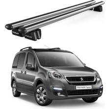 Today Auto Pençe Peugeot Partner Tepee Ara Atkı (2008-2018) Uyumlu Gri Ara Atkı Port Bagaj Tavan Barı