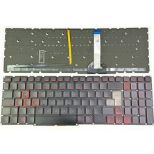 İnfostar Acer Aspire Nitro 5 AN515-56 AN515-57 AN515-58 AN517-41 ile Uyumlu Notebook Klavye - Tuş Takımı / Siyah - Tr - Backlit - Kırmızı Tuş