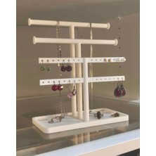 Razmo Dekoratif Takı Standı Organizer Jewelry Organizer – Necklace, Earring & Ring Stand