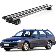 Today Auto Pençe Saab 9-5 Ara Atkı (2001-2010) Uyumlu Gri Ara Atkı Port Bagaj Tavan Barı