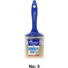 Alboya Standart Kestirme Fırça No: 3 El Yormayan Ergonomik Sap