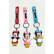 Zero Land Storozde Çizgi Film Karakteri Işıklı Silikon Anahtarlık - Ebruli