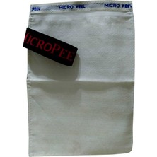 Subutu Ipek Cilt Için Banyo Kesesi Beyaz 16X25