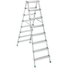 Subutu Sm Saraylı 8+8 Çift Taraflı Alüminyum Merdiven