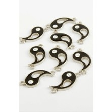 Starseven Yin Yang Çift Kulp Mineli Bileklik ve Kolye Ucu Aparatı 1 Adet