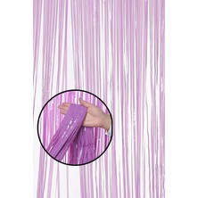 Pekshop Lila Fon Perdesi 100X200 cm Arka Fon Kapı Perde Lila Renk