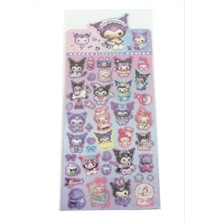 Zero Land Storozde Çizgi Film Karakteri Sticker - Lila