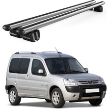 Today Auto Pençe Peugeot Partner Ara Atkı (1996-2007) Uyumlu Gri Ara Atkı Port Bagaj Tavan Barı