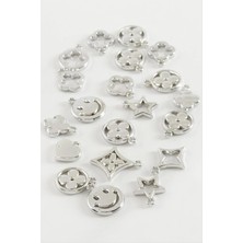 Starseven Karışık Tek Kulplu Metal Bileklik ve Kolye Ucu Aparatı 1 Adet