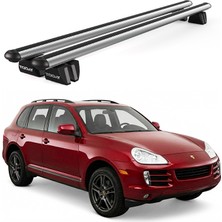 Today Auto Pençe Porsche Cayenne Ara Atkı (2002-2010) Uyumlu Gri Ara Atkı Port Bagaj Tavan Barı